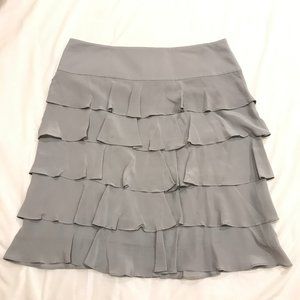 Silk Ruffle Skirt
